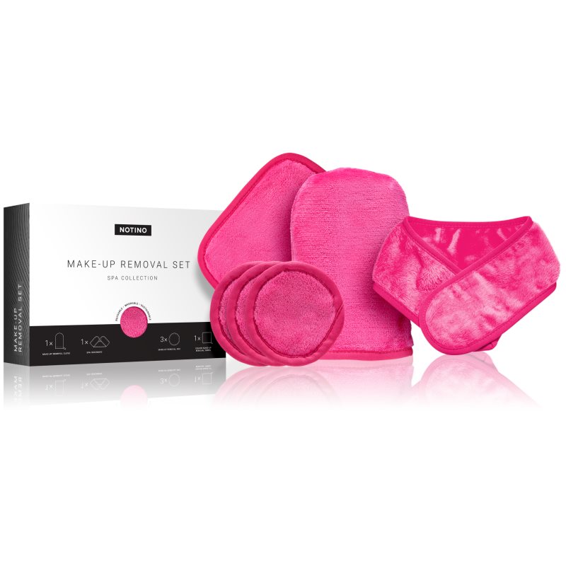 Notino Spa Collection Make-up removal set mikroszálas sminkeltávolító szett Pink-Eredeti