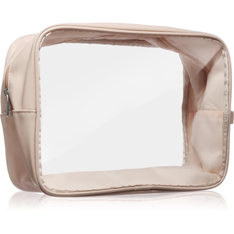 Notino Travel Collection Extra Large Clear Organizer átlátszó kozmetikai táska XL Beige 27