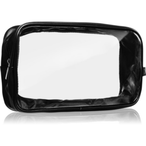 Notino Travel Collection Large Clear Organizer átlátszó kozmetikai táska L Black 26x14x8