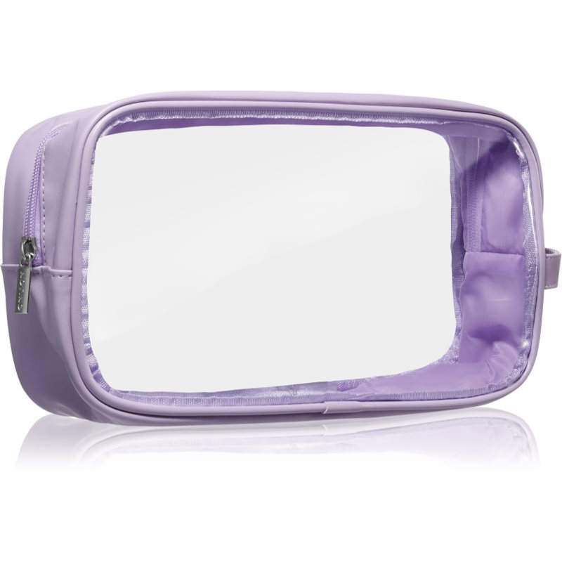 Notino Travel Collection Large Clear Organizer átlátszó kozmetikai táska L Purple 1 db-Ár