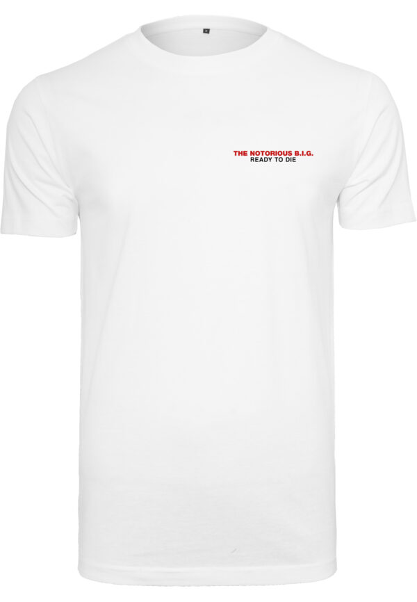 Notorious Big Ready To Die Tracklist T-Shirt White