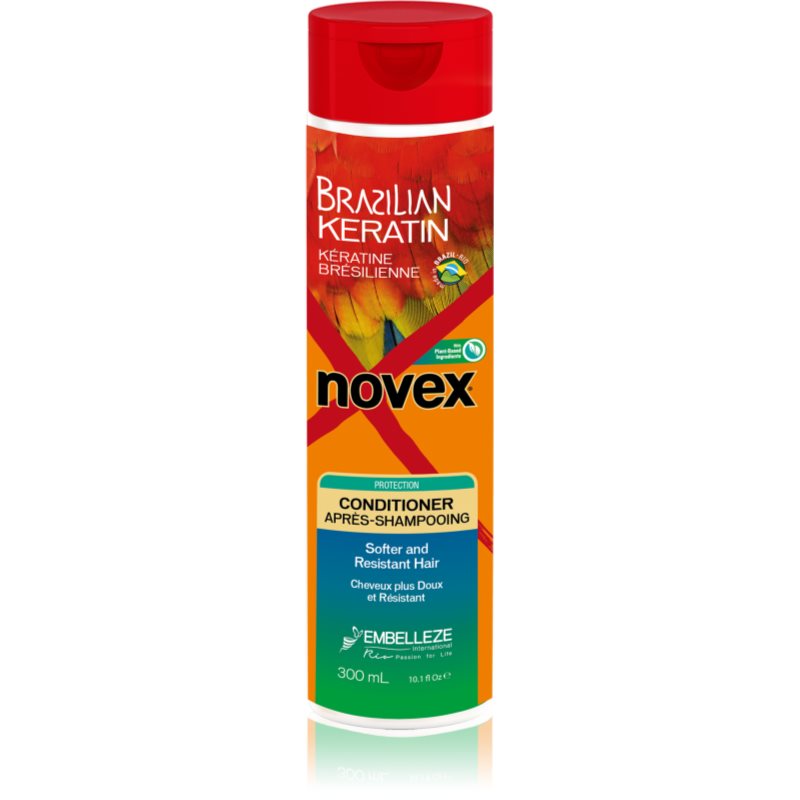 Novex Brazilian Keratin erősítő és revitalizáló kondicionáló 300 ml