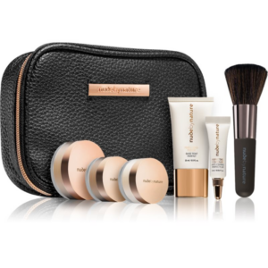 Nude by Nature Complexion Essentials Starter Kit ajándékszett hölgyeknek 04 Rose Beige-Ár