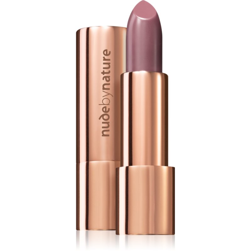 Nude by Nature Moisture Shine fényes ajakrúzs hidratáló hatással árnyalat 03 Dusty Rose 4 g-Ár