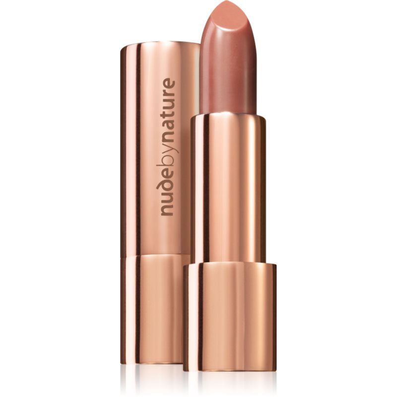 Nude by Nature Moisture Shine fényes ajakrúzs hidratáló hatással árnyalat 05 Pale Coral 4 g-Ár