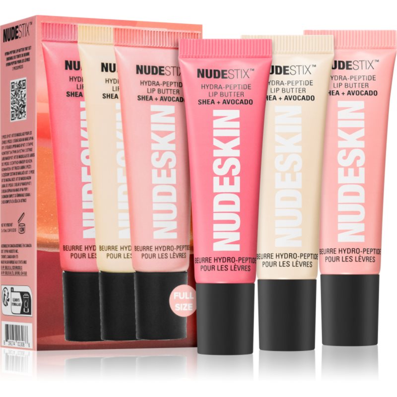 Nudestix Nudeskin Hydra-Peptide Lip Butter Tint Set ajándékszett az ajkakra-Ár