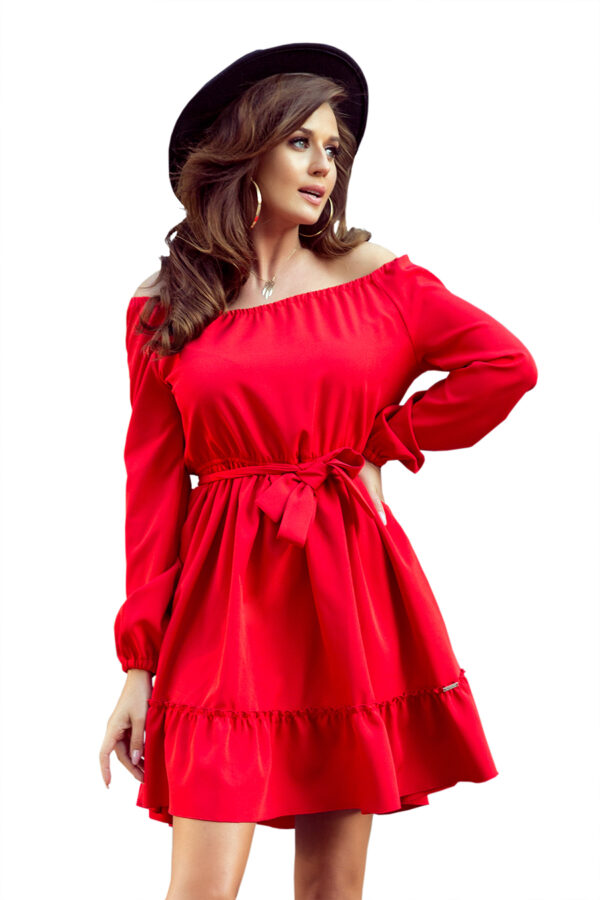 Numoco dress with frills
