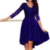 Numoco lace neckline dress