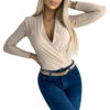 Numoco neckline blouse/bodysuit