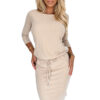 Numoco sports dress with pockets and tie