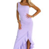 Numoco women's long one-shoulder dress