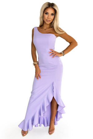 Numoco women's long one-shoulder dress