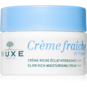 Nuxe Crème Fraîche de Beauté Glow Rich Moisturizing Cream hidratáló arckrém 48 órás hatás 50 ml-ár