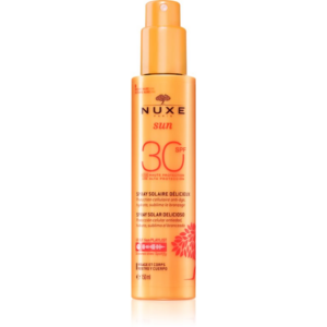 Nuxe Sun Delicious Solar Spray napozó spray arcra és testre SPF 30 150 ml-ár