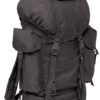 Nylon Military Backpack in Black