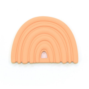 O.B Designs Rainbow Teether rágóka Peach 3m+ 1 db-Ár