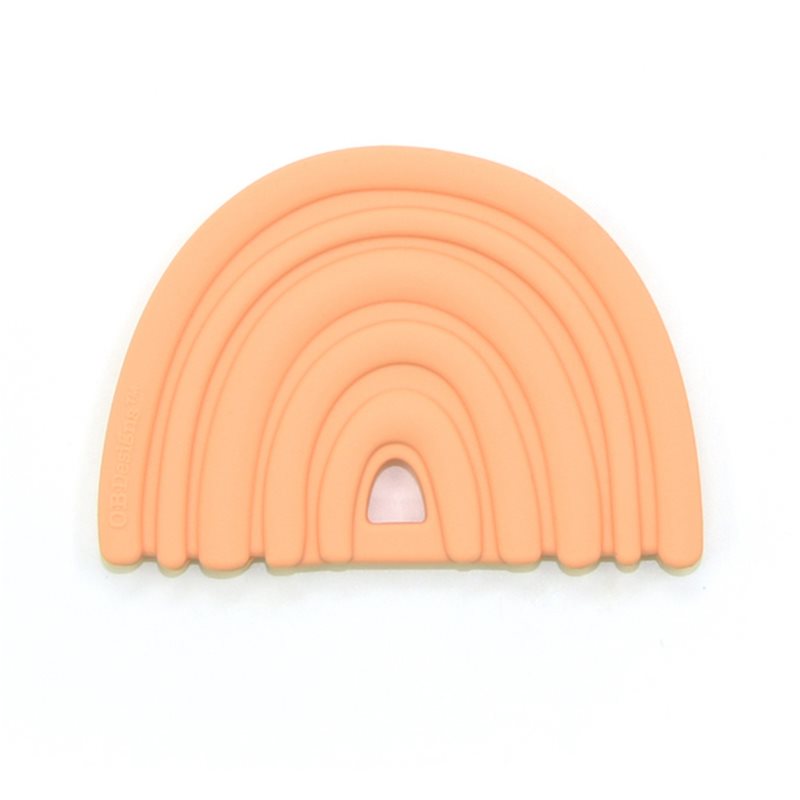 O.B Designs Rainbow Teether rágóka Peach 3m+ 1 db-Ár