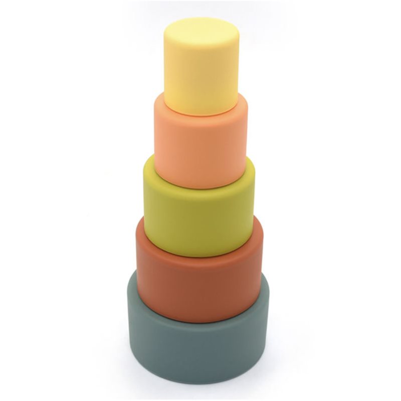 O.B Designs Round Stacker Cups egymásba rakható poharak 8m+ 5 db-Ár
