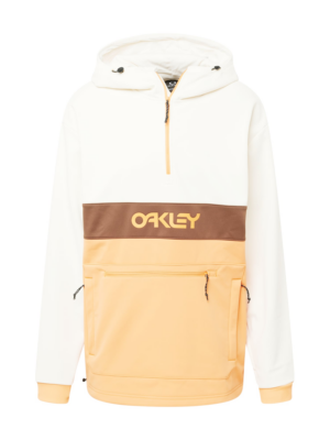 OAKLEY Sport szabadidős felsők 'NOSE GRAB'  csokoládé / világos narancs / piszkosfehér-Ár