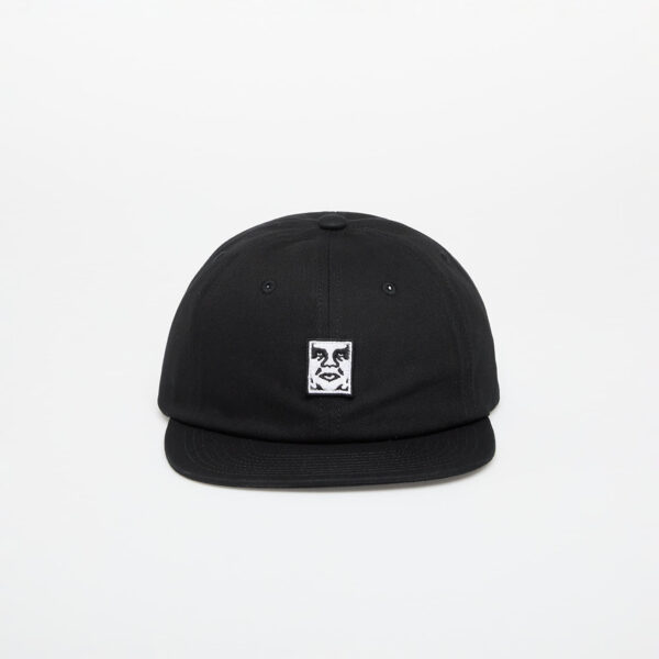 OBEY Icon Patch Panel Strapback Black Universal-alacsony-ár