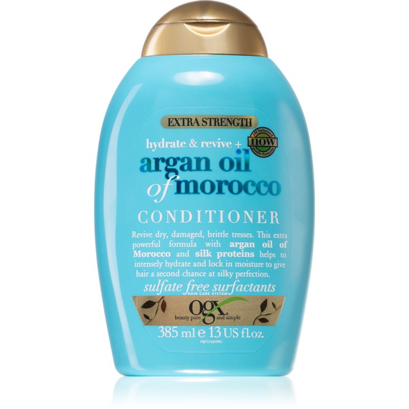 OGX Argan Oil Of Morocco Extra Strenght megújító kondicionáló a károsult hajra 385 ml-Ár