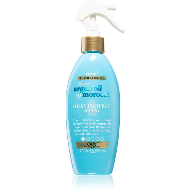 OGX Argan Oil Of Morocco védőspray a haj gyors kifújásához 177 ml-Ár