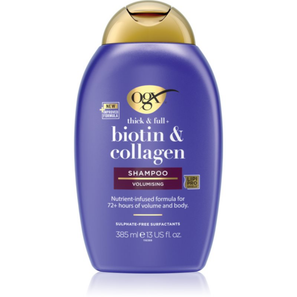 OGX Biotin & Collagen dúsító sampon a hajtérfogat növelésére 385 ml-Ár