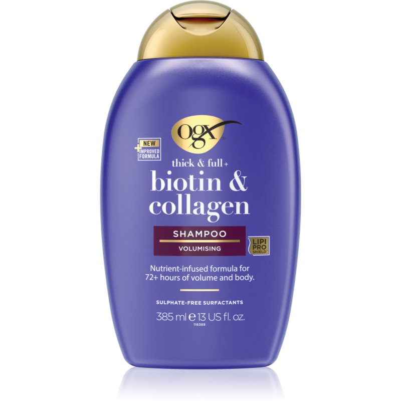 OGX Biotin & Collagen dúsító sampon a hajtérfogat növelésére 385 ml-Ár
