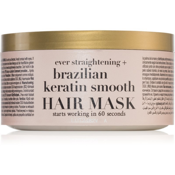 OGX Brazilian Keratin Smooth kisimító maszk keratinnal 300 ml-Ár