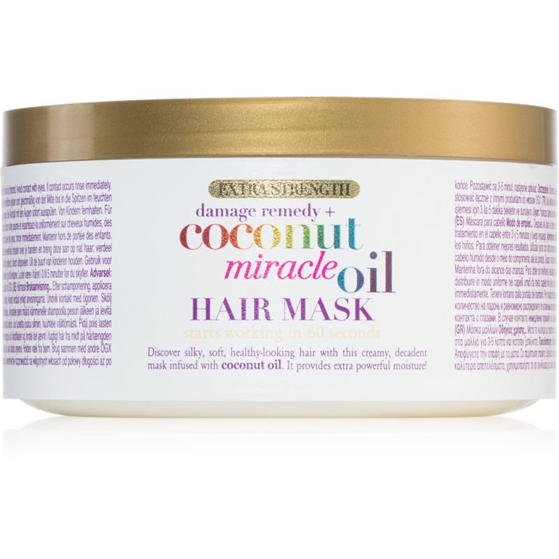 OGX Coconut Miracle Oil mélyen tápláló hajmaszk kókuszolajjal 300 ml-Ár