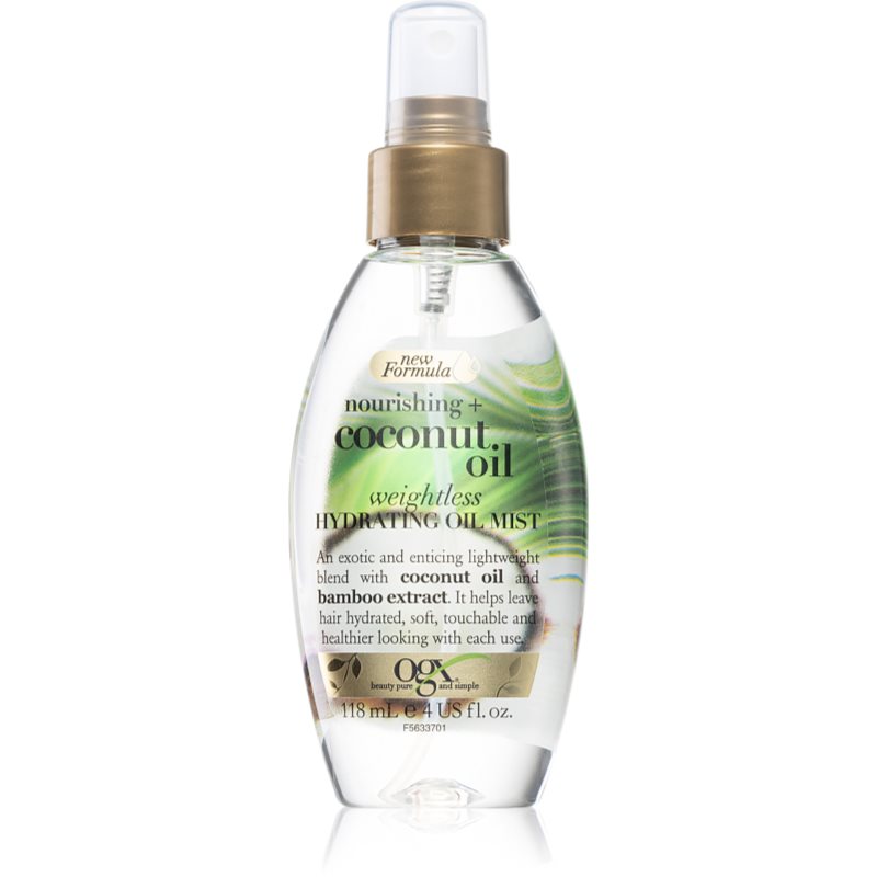 OGX Coconut Oil tápláló és hidratáló olaj hajra 118 ml-Ár