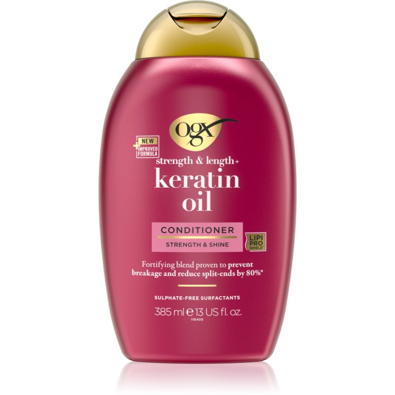 OGX Keratin Oil erősítő kondicionáló keratinnal és argán olajjal 385 ml-Ár