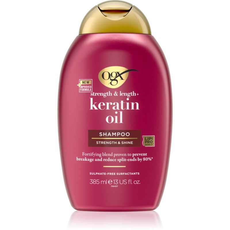 OGX Keratin Oil erősítő sampon keratinnal és argán olajjal 385 ml-Ár