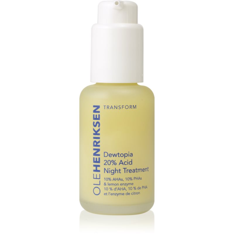 OLEHENRIKSEN Transform Dewtopia 20% Acid Night Treatment éjszakai szérum a ráncok és a sötét foltok ellen 30 ml-ár