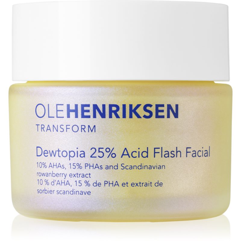 OLEHENRIKSEN Transform Dewtopia 25% Acid Flash Facial hámlasztó maszk 50 ml-ár