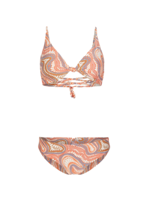 O'NEILL Bikini 'Charlotte Maoi'  szürke / narancs / világos narancs / piszkosfehér-Hungary