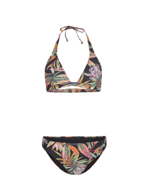 O'NEILL Bikini 'Marga - Rita'  smaragd / pasztellnarancs / világos-rózsaszín / fekete-Hungary