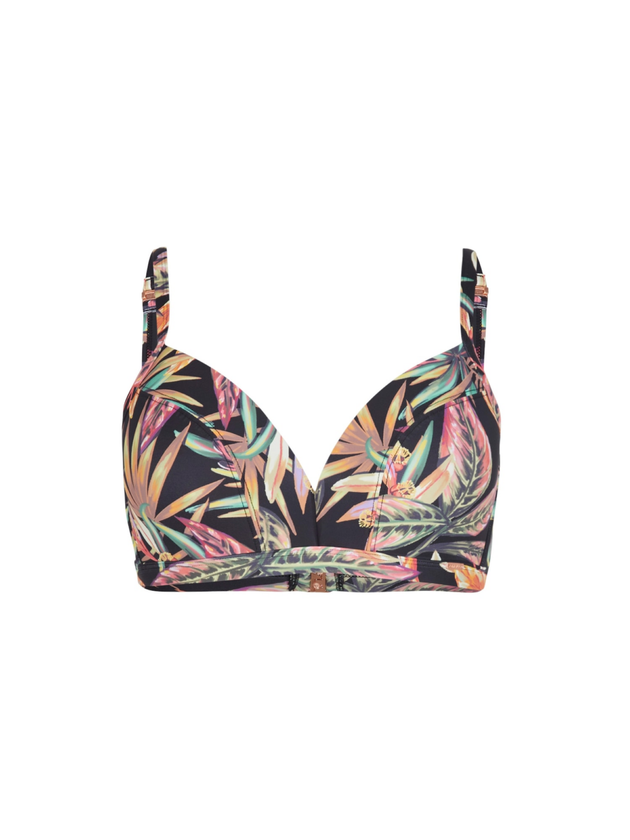 O'NEILL Bikini felső 'Panama'  pasztellzöld / pasztellnarancs / rózsaszín / fekete-Ár