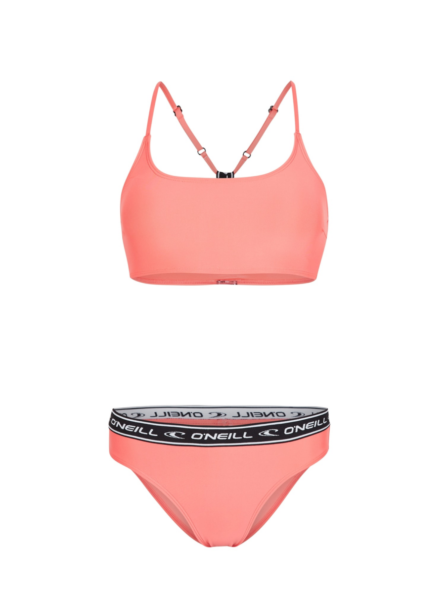 O'NEILL Sport bikini  őszibarack / rózsaszín / fekete / fehér-Hungary