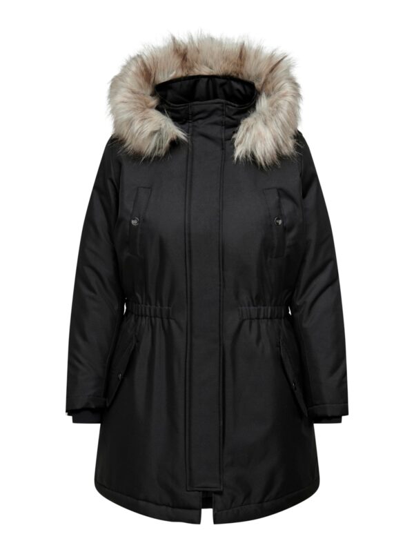 ONLY Carmakoma Téli parka 'CARIrena'  fekete-hu