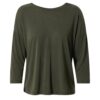 ONLY Póló 'FREE LIFE'  khaki-hu