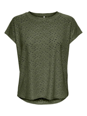 ONLY Póló 'Milla'  khaki-Hungary