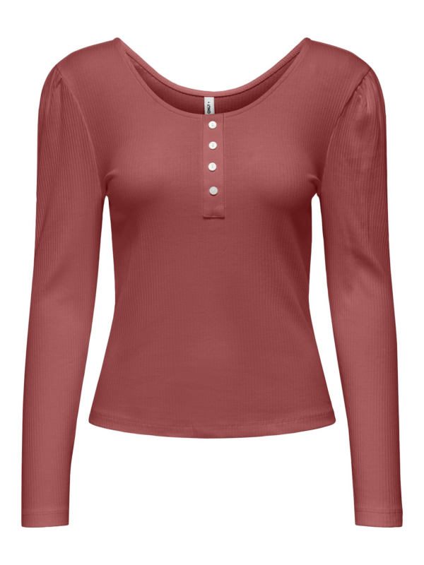 ONLY Póló 'SIMPLE' bordó-Ár ONLY Póló 'SIMPLE' bordó-Ár