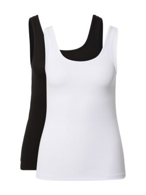 ONLY Top 'KENYA'  fekete / fehér-hu
