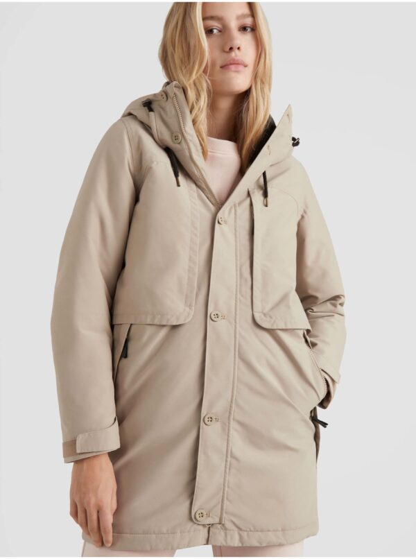 ONeill Beige women's parka O'Neill Explorer - Women's
