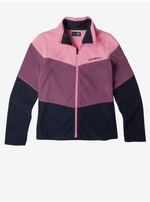 ONeill Purple-pink girls' sweatshirt O'Neill Coral Fleece - Girls
