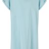 Ocean Blue Extended Shoulder Turtle Dress for Girls
