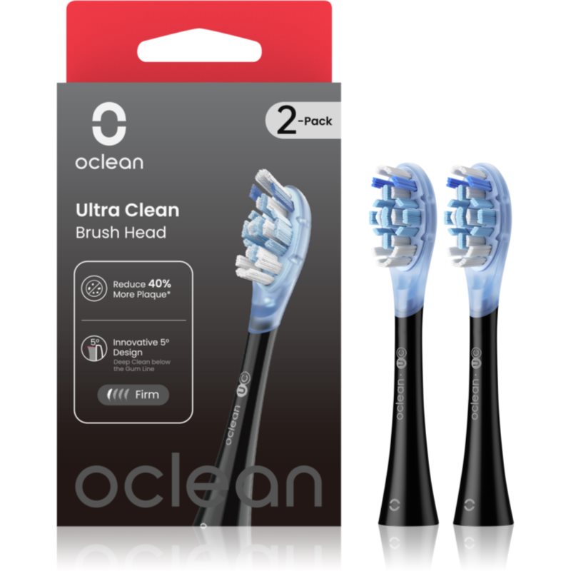 Oclean Ultra Clean UC02 tartalék kefék Fekete 2 db-Ár