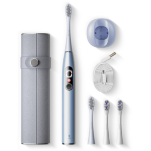 Oclean X Pro Digital sonic fogkefe + tartalék fej Silver-Ár