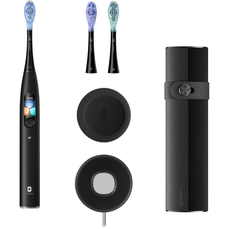 Oclean X Ultra S Sonic elektromos fogkefe Black 1 db